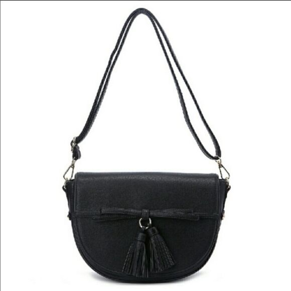 ‎Front Double Tassel Crossbody - Picture 1 of 5